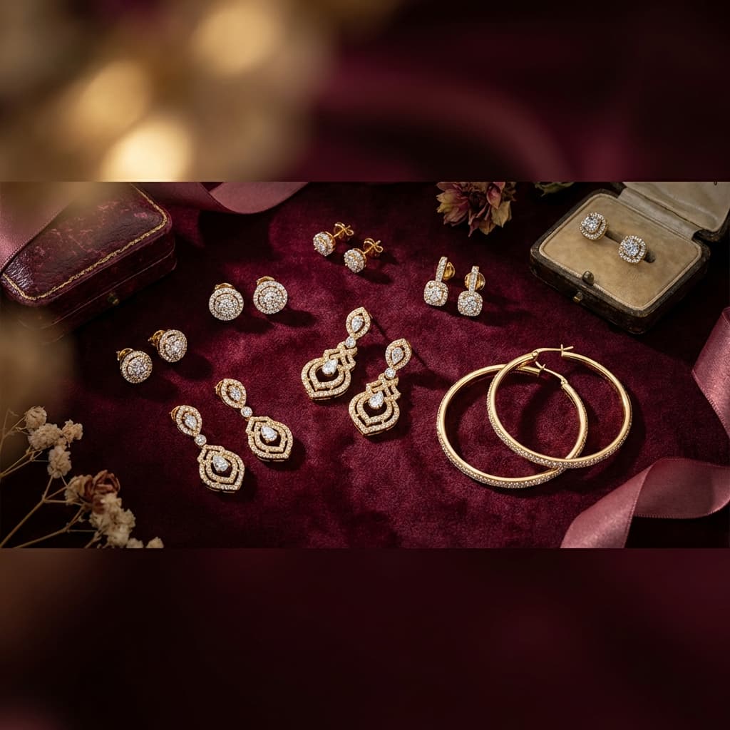 Stud Earrings Collection