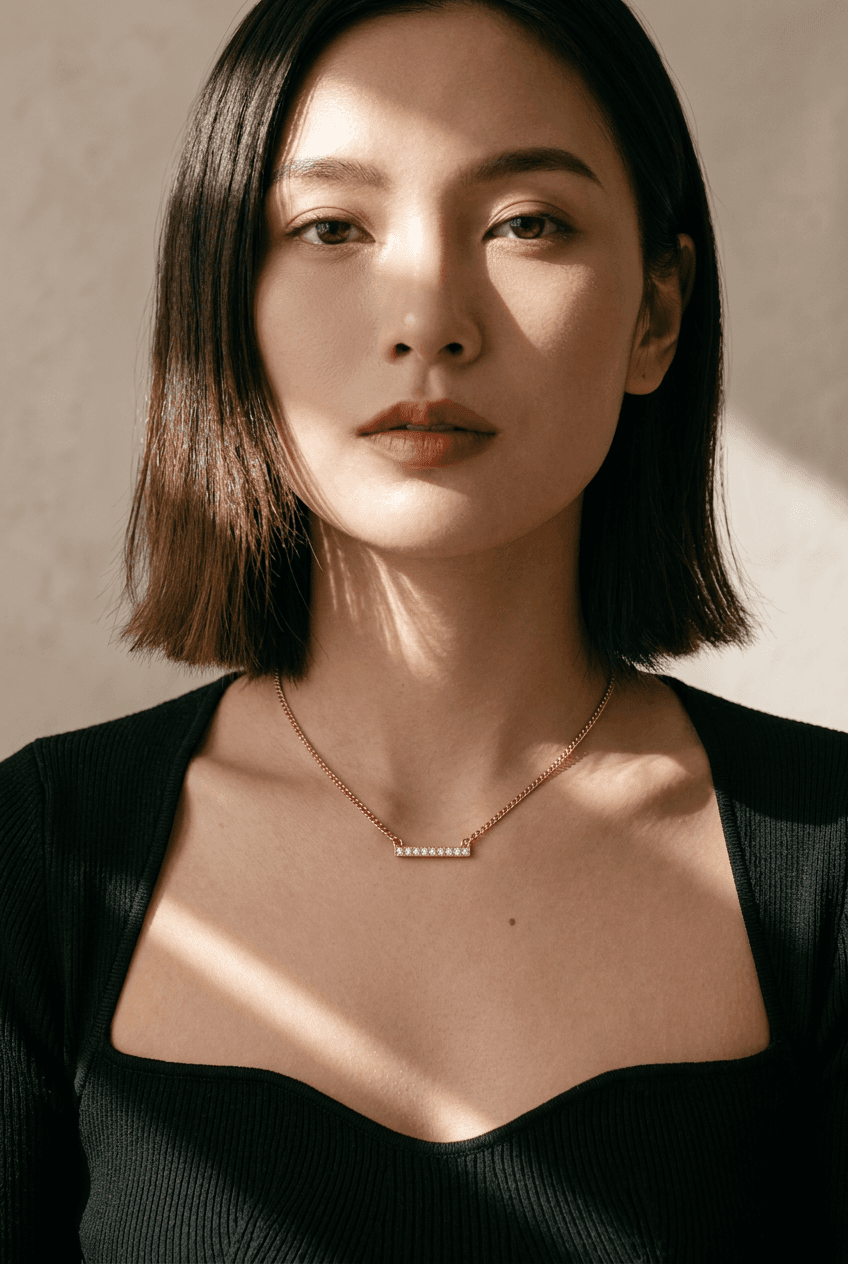 Bar Pendant Necklace thumbnail 2