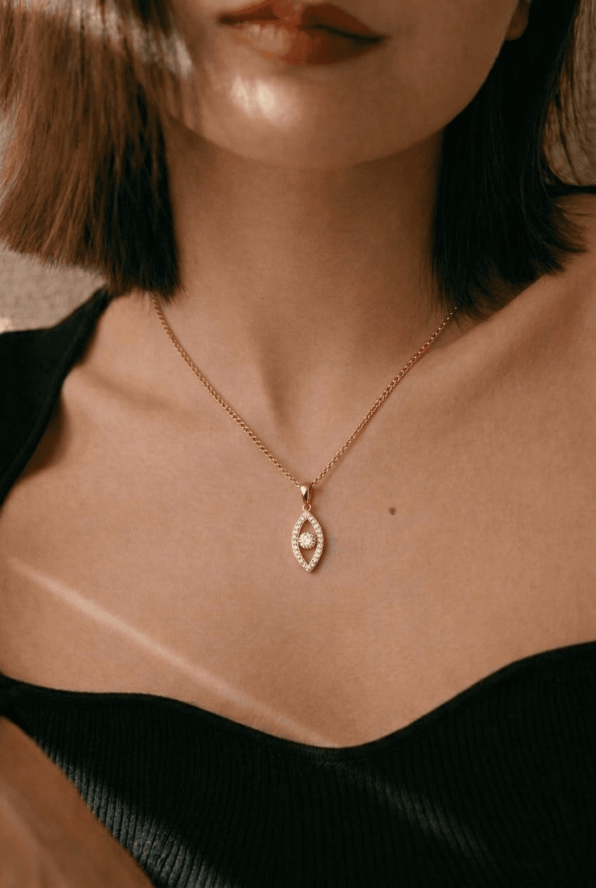 Golden Eye Spark Pendant thumbnail 2