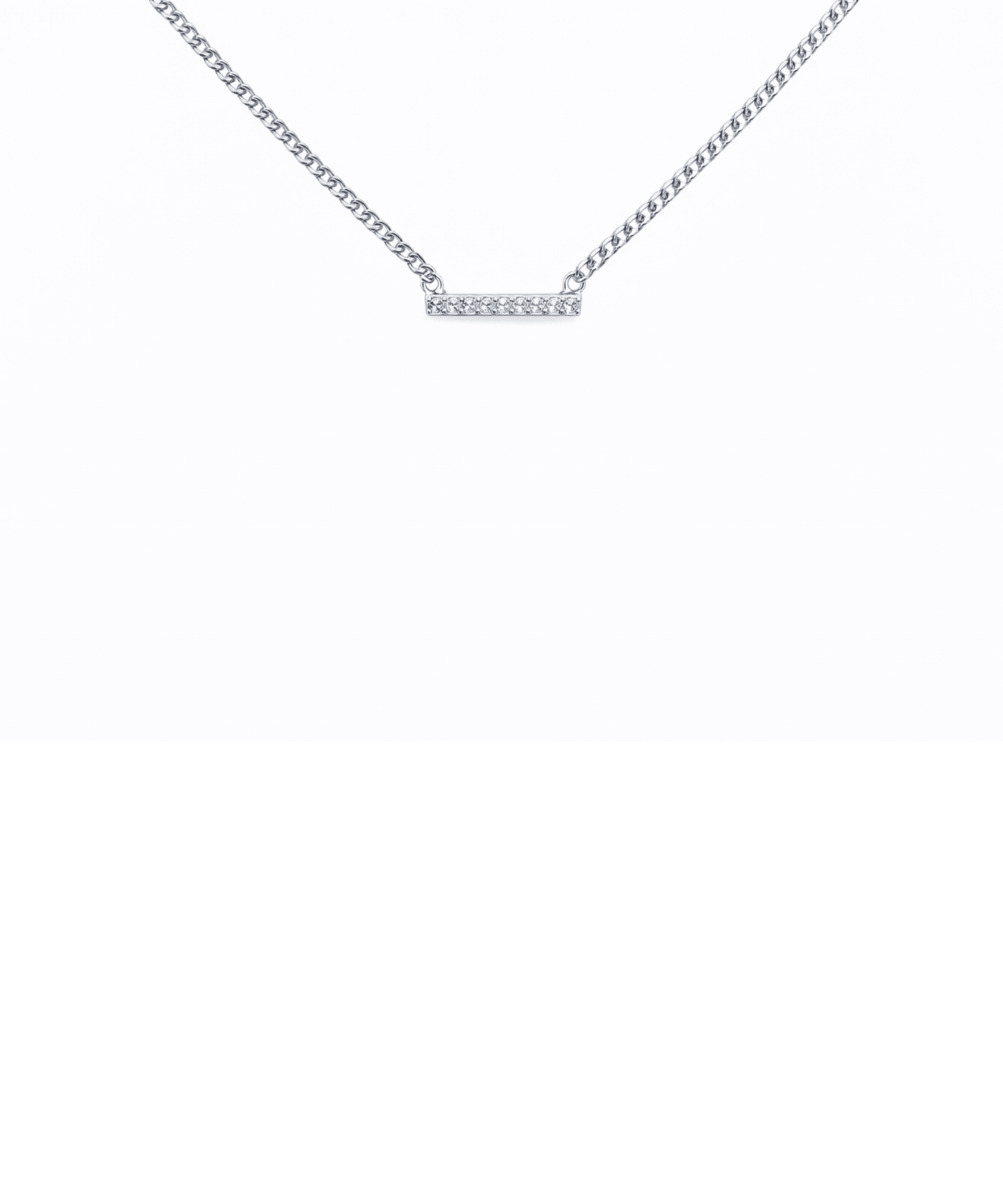 Bar Pendant Necklace alternate view