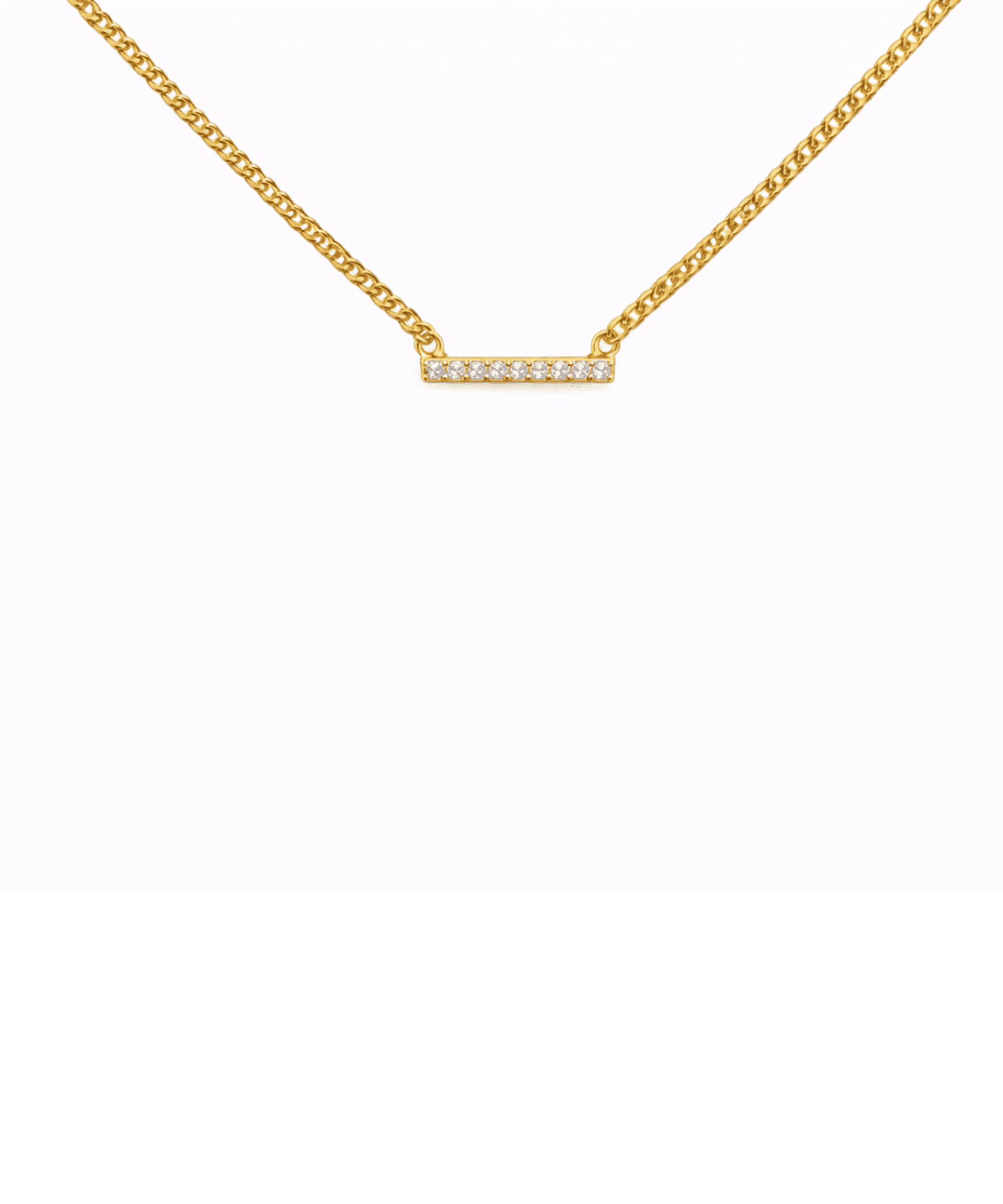 Bar Pendant Necklace alternate view