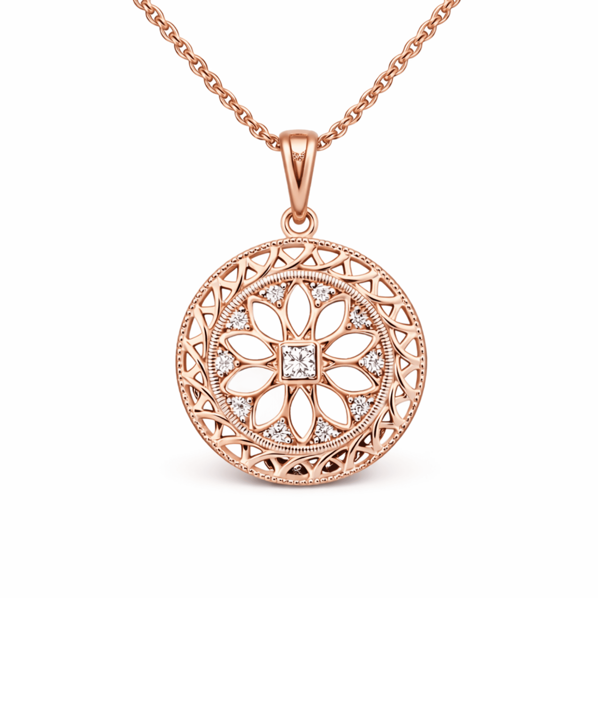 Floral Mandala Pendant