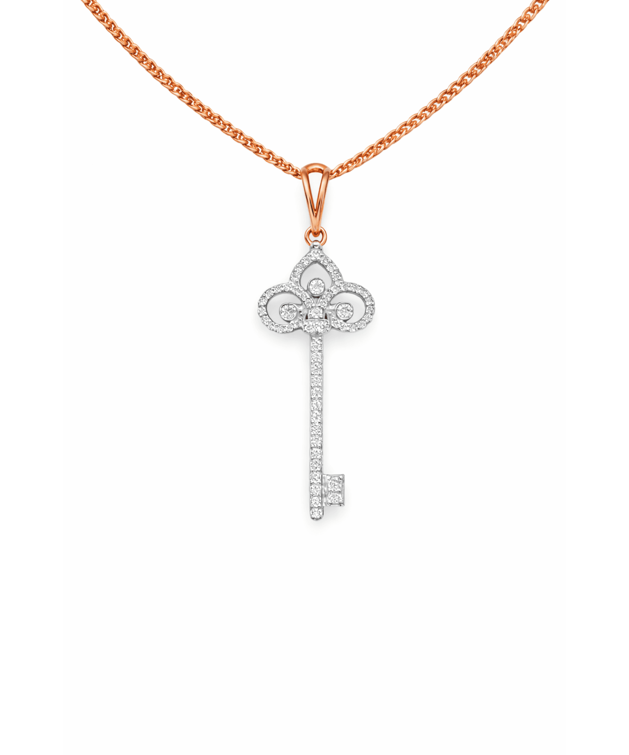 Vintage Key Pendant Necklace