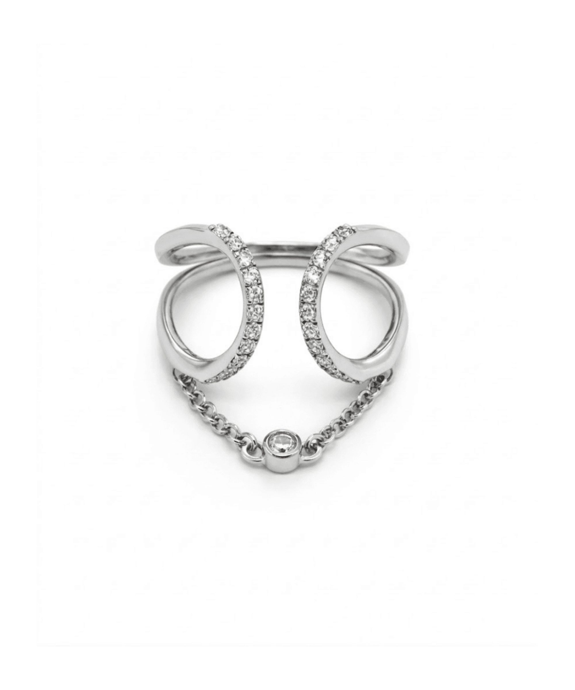 Double Arc Chain Ring alternate view