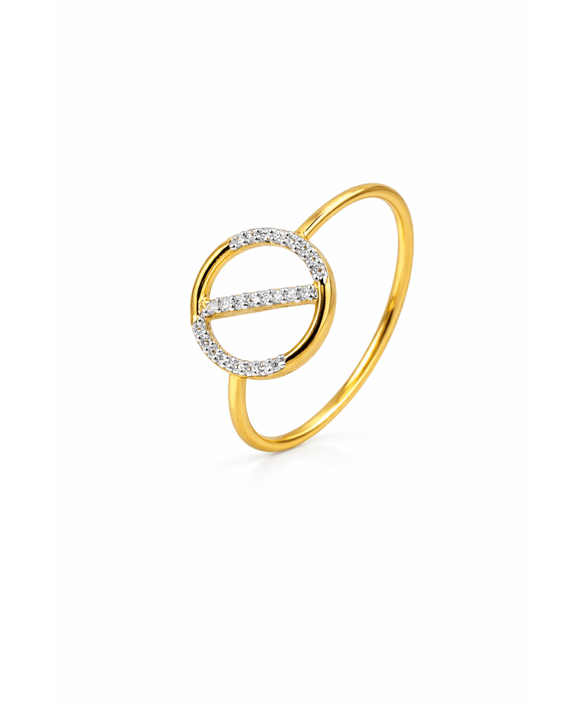 Halo Line Diamond Ring alternate view