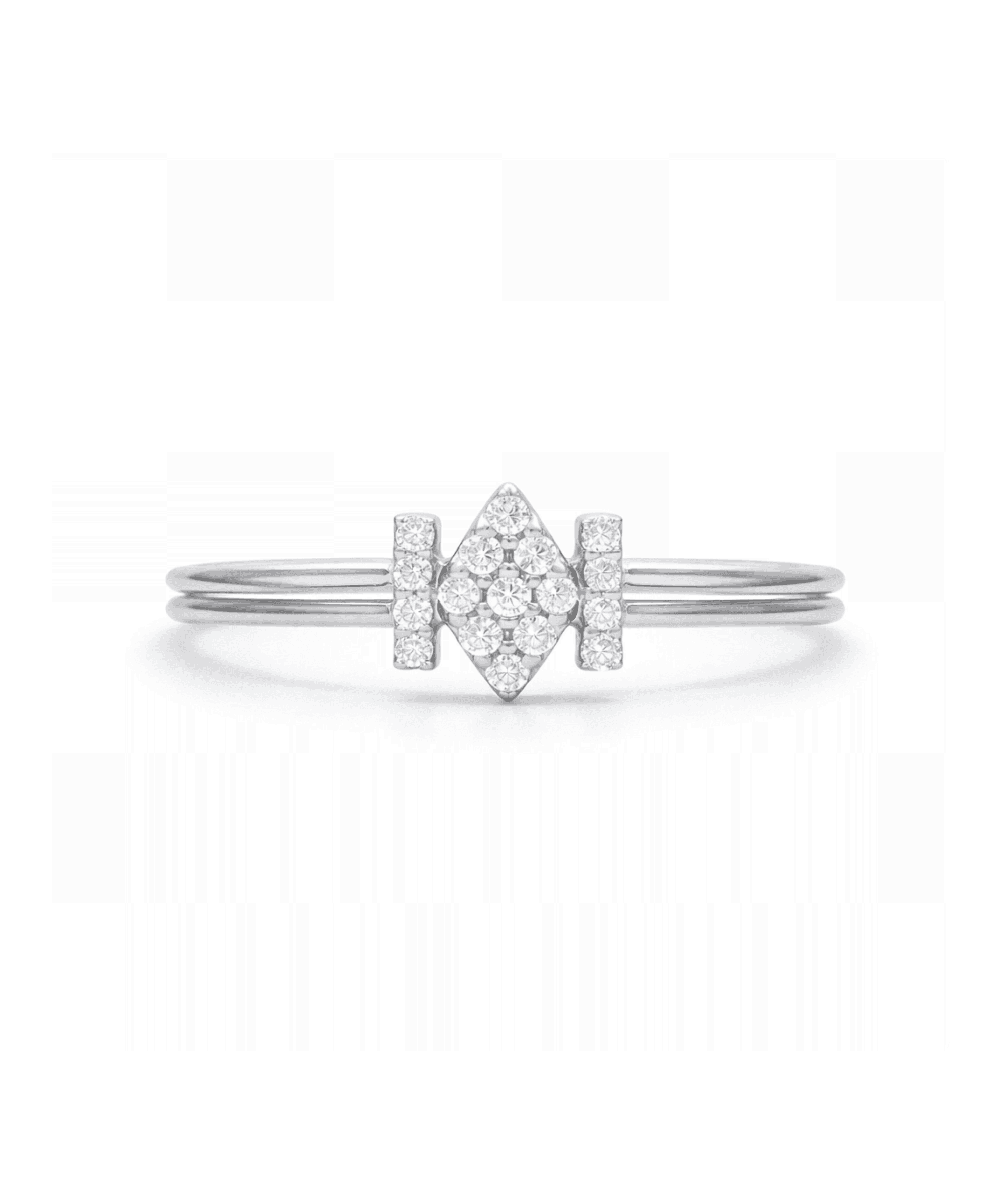 Golden Marquise Cluster Ring alternate view