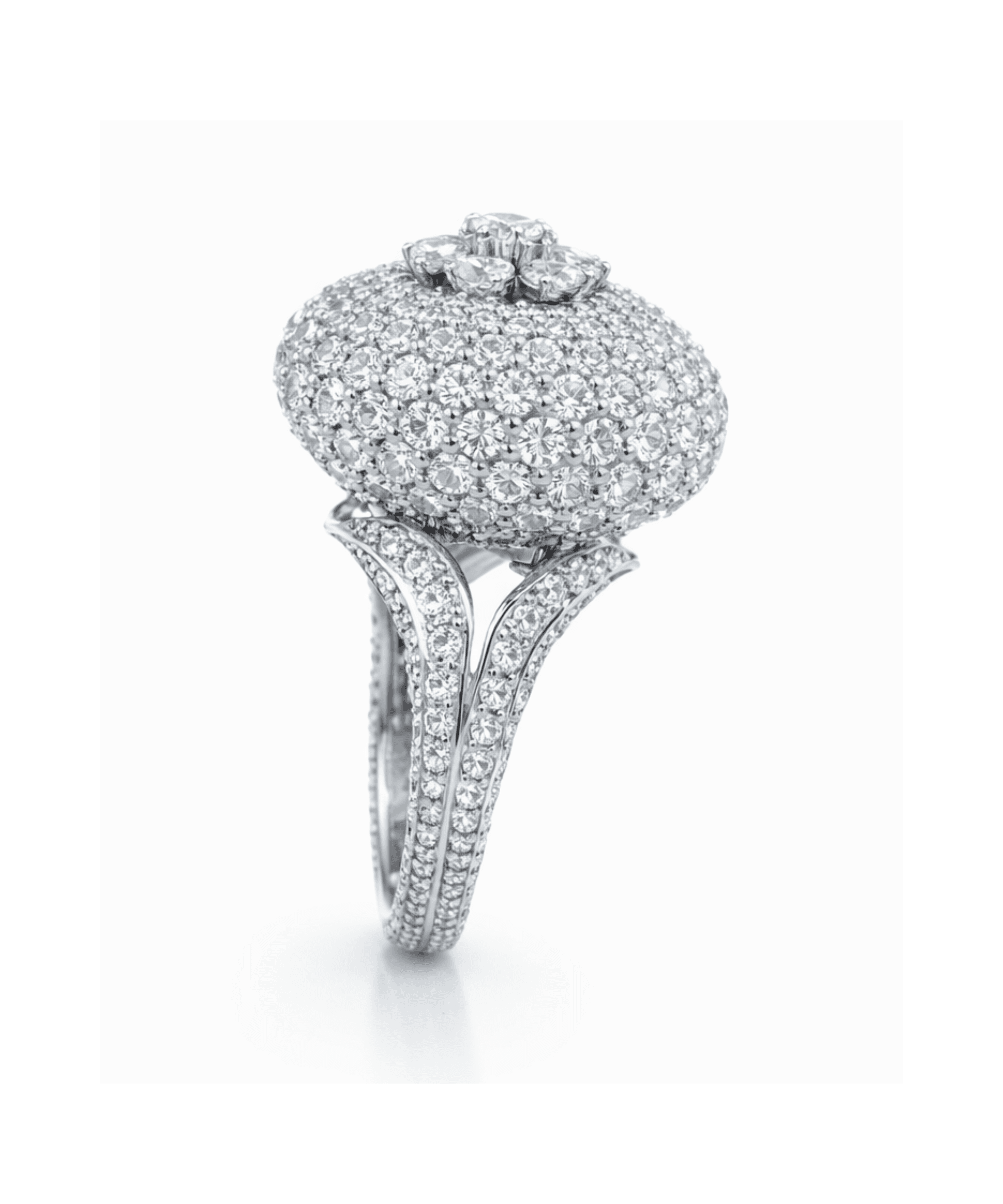 Silver Royal Bloom Ring