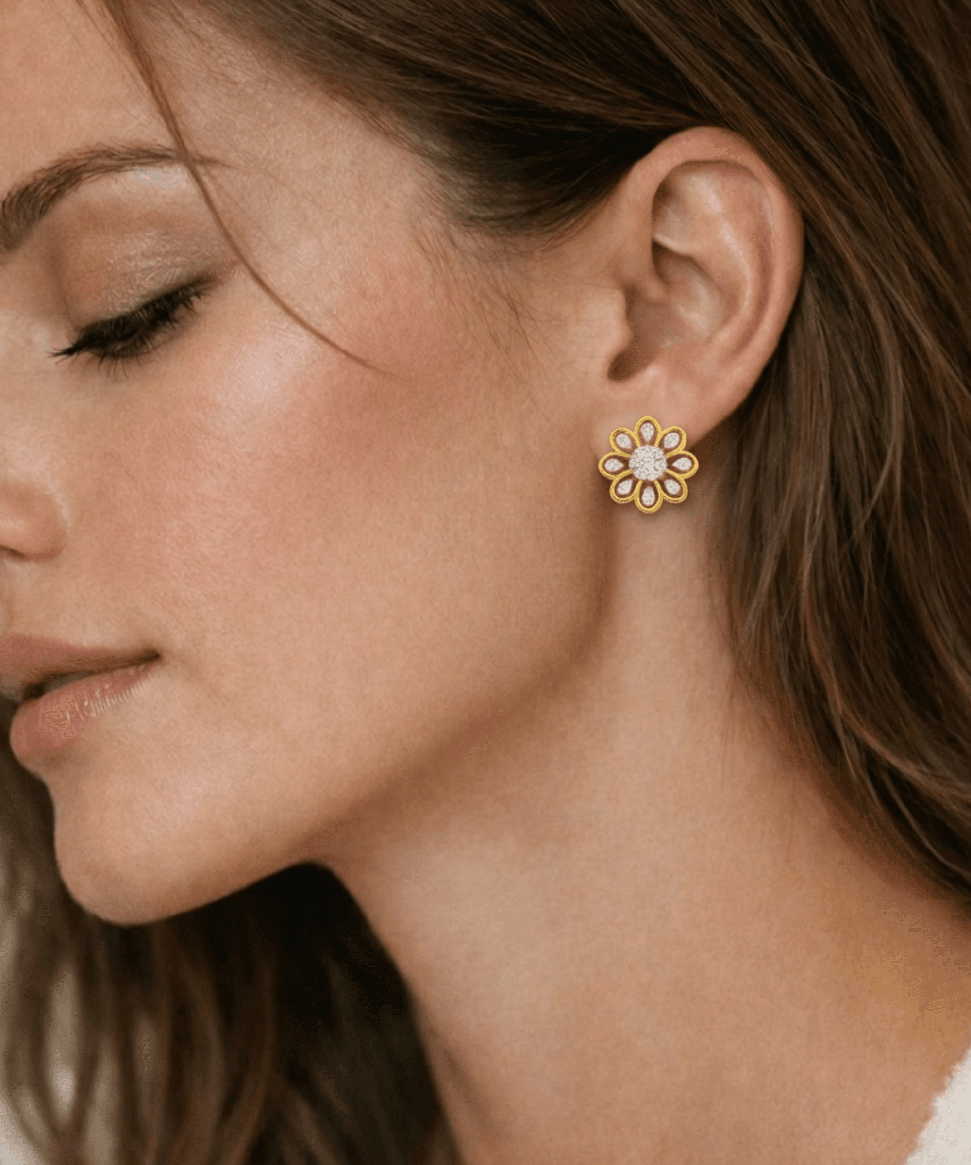 Daisy Bloom Stud Earrings thumbnail 2