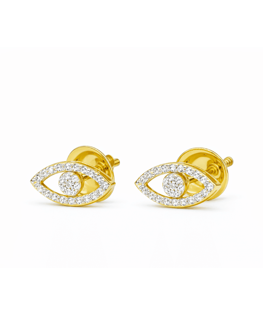 Evil Eye Stud Earrings