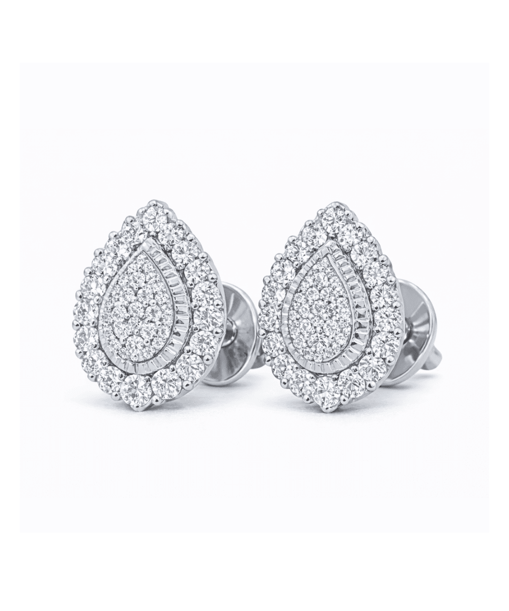 Marquise Cluster Stud Earrings alternate view