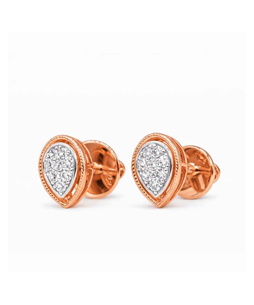 Pear Cluster Stud Earrings alternate view