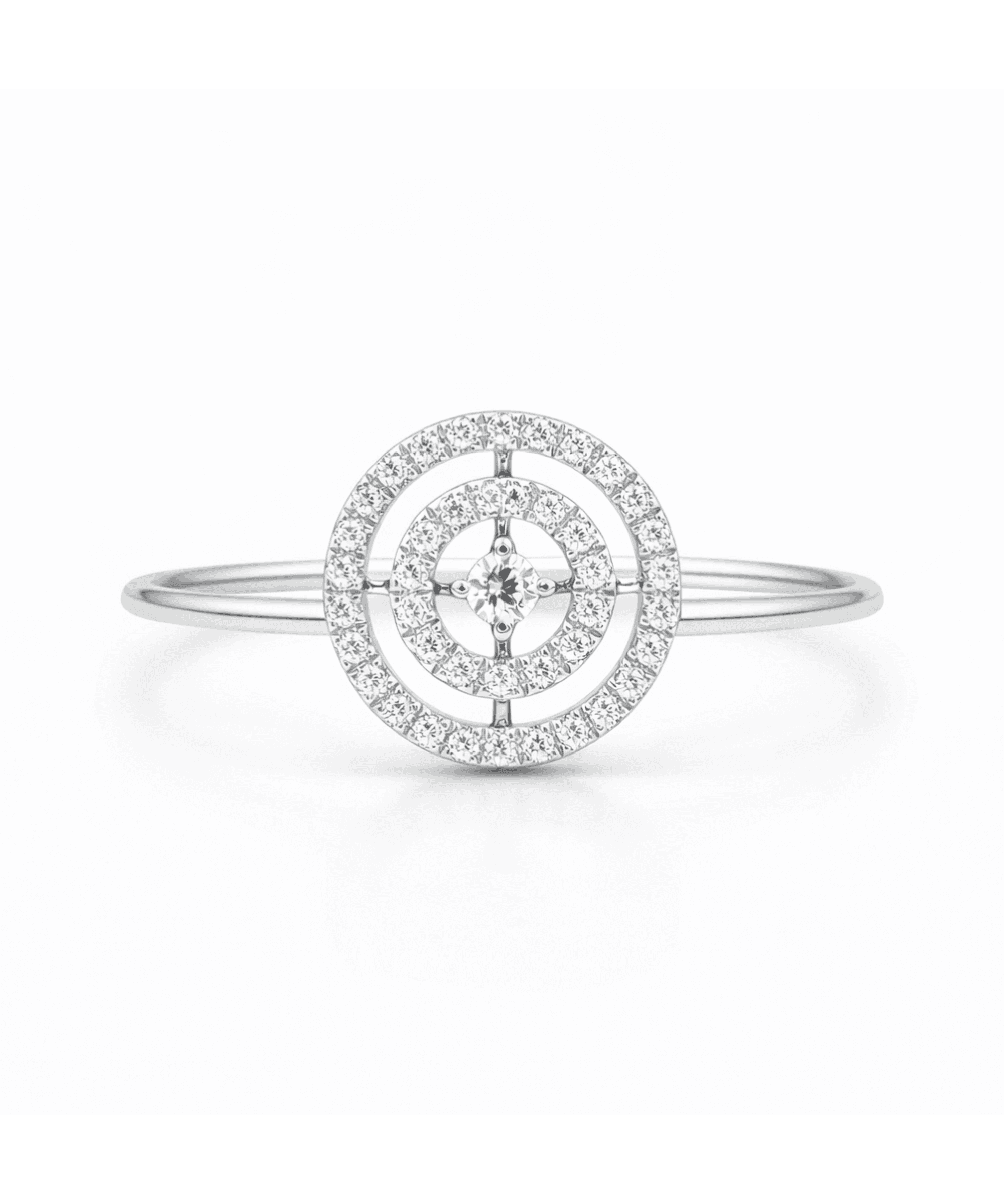 Golden Radiant Orbit Ring alternate view